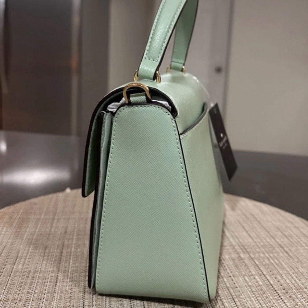 kate spade Mint Green Structured Top-Handle Satchel - Picture 4 of 16